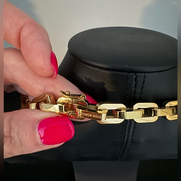 New Eddie Borgo Supra Chain Link Gold Necklace 💕 - Picture 11 of 12